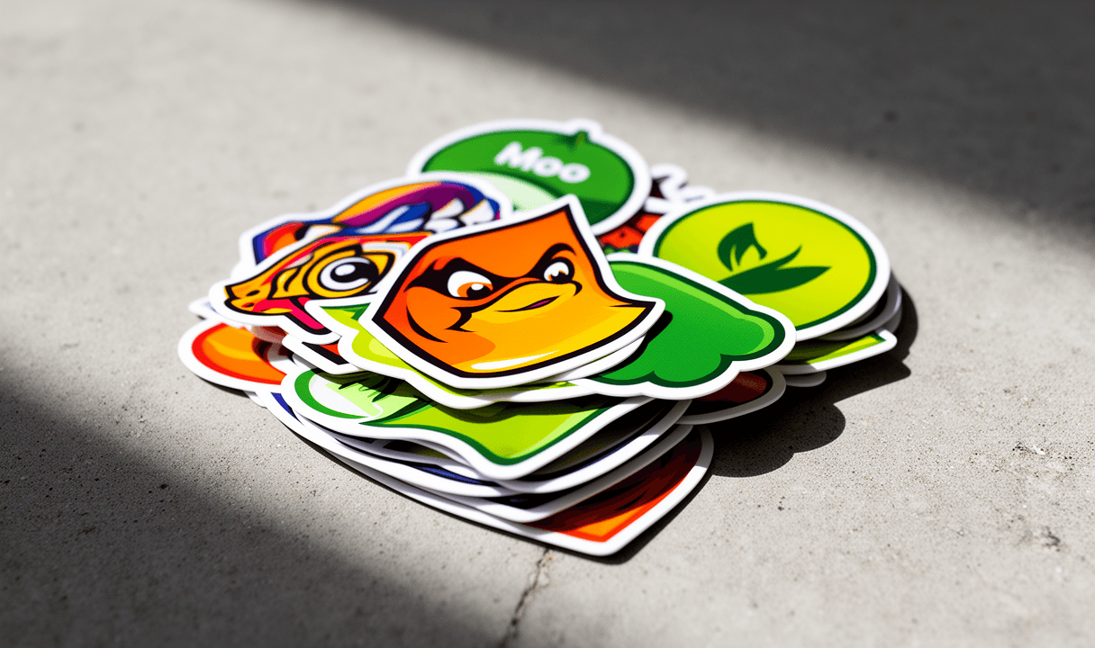 Die-cut stickers