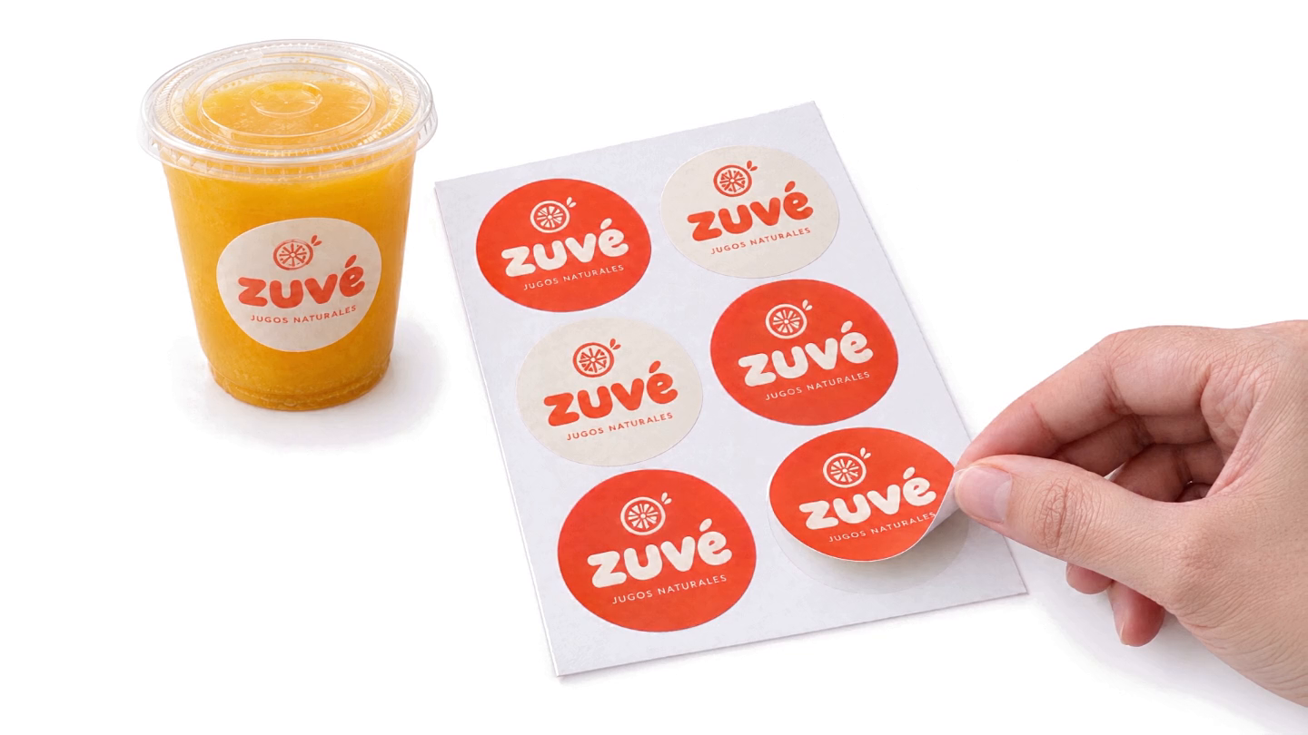 Conceptual example: sticker printing